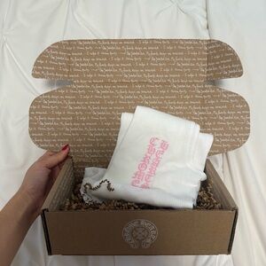 Chrome Hearts White and Pink Tank Top